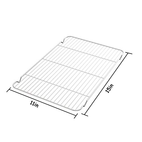 Cooling Rack Baking Racks Set of 2, HKJ Chef Stainless Steel Large