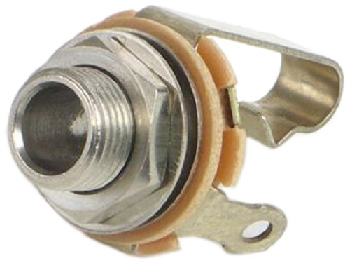 Switchcraft 11 Mono Female 1/4-Inch Jack with Nut and Washer, Nickel Finish