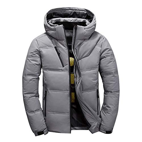 Uirend Down Jacket Winter Puffer Mens Padded Jackets Hooded Coat