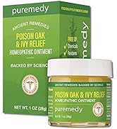 Puremedy Poison Oak & Ivy Relief Balm, All Natural Homeopathic Anti-Itch First Aid to Relieve Itc...