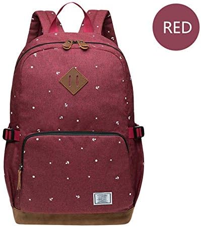 HFY Laptop Backpack, Lady backpack 14 Inch School Rucksack, Casual Daypack for Travel Business College Men Women (Red-1)