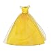 1pcs Fashion Dolls dresses Wedding Trailing Skirt Dress clothes Yellow