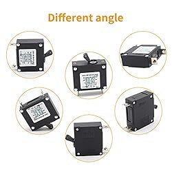 T Tocas Single Pole Black Toggle Magnetic Circuit