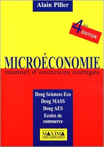 Amazonfr Microéconomie Manuel Dexercices Corrigés - 