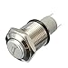 Ninth-City 16mm Momentary Metal Blue LED Lighted Power Push Button Waterproof Speaker Horn Switch 12V