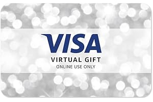 Visa Virtual eGift Card - $50 (plus $4.95 Purchase Fee) | For Online Use Only