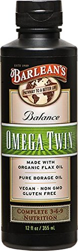 Barlean s organic oils balance omega twin, 12-ounce bot…