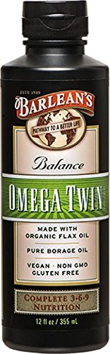 Barlean's Organic Oils Balance Omega Twin, 12-Ounce Bottle