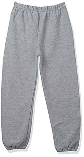 Gildan Youth Elastic Bottom Sweatpants, Style G18200B, Sport Grey