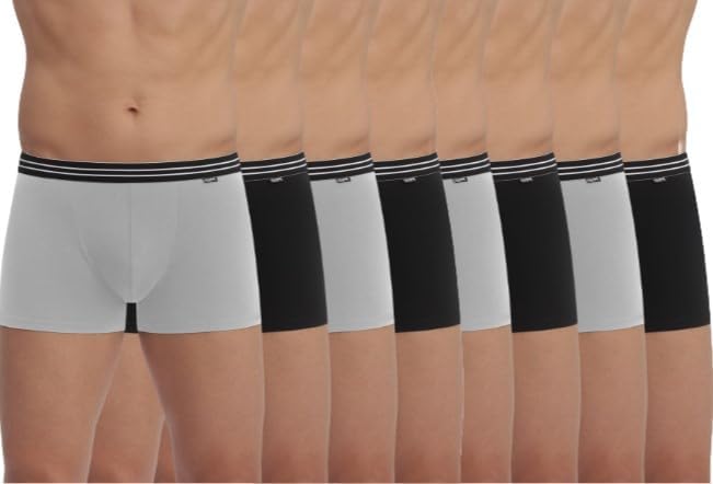 Herren Boxershorts 8er Pack | Ecodim Cotton Stretch Komfortabel | Täglicher Halt | Klassischer Gürtel