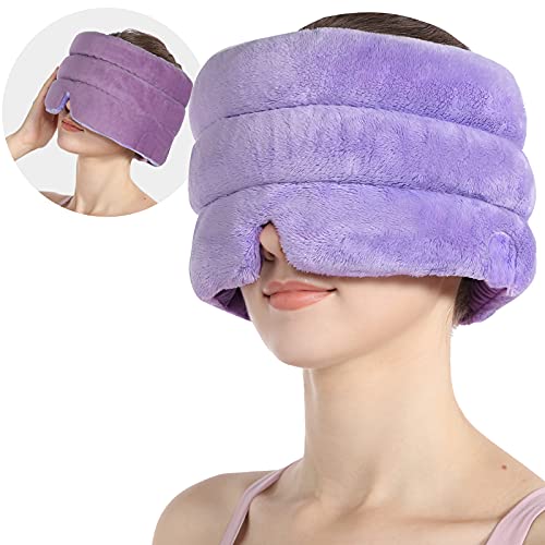 SuzziPad Microwave Heating Pad for Headache Relief, Headache Relief Hat