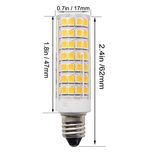 [4Pack] 8W e11 led Bulb 100W 75W Equivalent dimmable, 1000lm Daylight