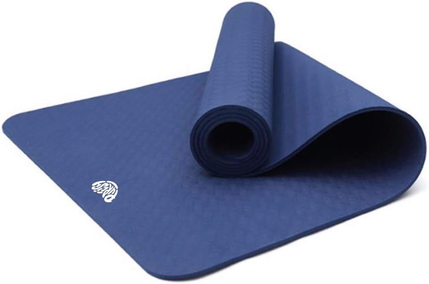 PUREish Yoga Mat Extra Thick Non Slip for All Types of Yoga - Eco Friendly Workout Mat for Home and Gym. Textured Non Slip Surface Yoga Mat