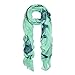 Unique Sharks Animal Print Frayed End Scarf Wrap, Light Blue