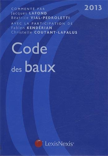 Code des baux, 2013