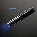 WixGear Tri-Function Pen - Stylus Pen for Touch Screens with LED Flashlight and Pen (Black)