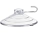 Suction Cups, ATUS Clear Plastic Large Suction Cup with Metal Hook, for Home Kitchen Bathroom Wall Towel Robe Hangers, Hanging Supplies, Utility Hooks, 2.5