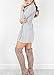 Halfword Women's Casual Turtleneck Long Sleeve Mini Knit Pullover Sweater Tops