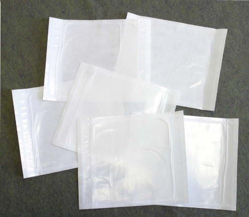 1000 pieces 4.5x5.5" Clear pouch envelope bag for invoice packing slip