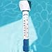 WSBF Floating Pool Thermometer, Swimming Pool Water Thermometer with String, Outdoor Floating Thermometer for Swimming Pool, Bath Water, Spa, Hot Tubs, Aquariums and Fish Ponds （32-104℉）