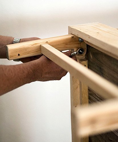 Carrito para eventos (desmontable) con tablas de palets ...