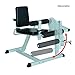 Soozier Adjustable Leg Curl Machine - White/Black