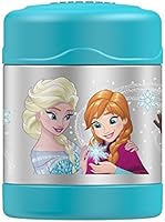 Genuine Thermos Frozen FUNTAINER Vacuum Insulated Stainless Steel Food Jar - Blue (10oz)