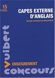 CAPES externe d'anglais