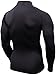 TM-T32-BB_X-Large Tesla Men's Thermal Coldgear Compression Baselayer Mock Long Sleeve T Shirts T32