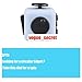 Generic Fidget Cube Relieve Stress Anxiety and Boredom White Black Color