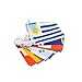 2set 80pcs Countries Flags Business Word Cards DIY Gift Message Graffiti Card Notepads Memo Card(Pattern Random)