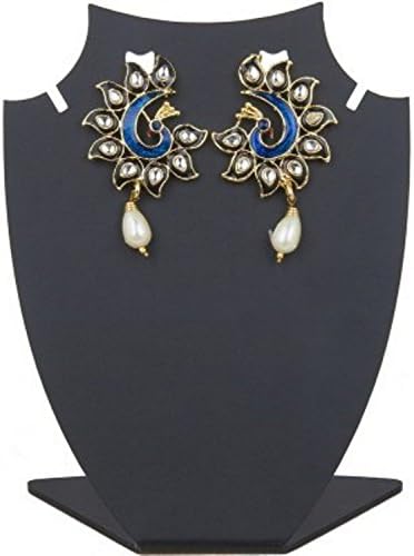 Taashya Earrings Set Handmade Jewelry Alloy Bridal Wedding Dangle Style Peacock
