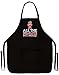 Chef Gifts For Men All The Grills Love My Meat Two Pocket Adjustable Bib Apron Black
