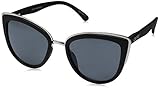 Quay Women's My Girl Sunglasses, Black/Smoke, One Size