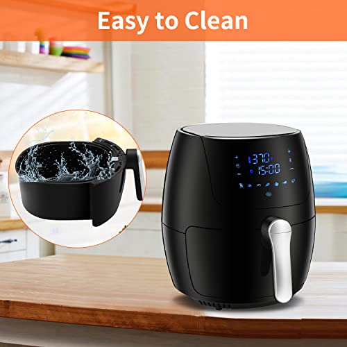 ZAFRO Electric Hot Air Fryer 6.0Quart 1700 Watts, Oven Cooking with