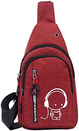 Pulison Womens Crossbody Handbag Fashion Chest Bag Casual One Shoulder Crossbody Messenger Bags Totes Coin Purse Wallet Travel Outdoor for Men Unisex