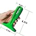 Wisedom Dog Toothbrush Stick-Puppy Dental Care Brushing Stick Effective Doggy Teeth Cleaning Massager Natural Rubber Bite Resistant Chew Toys for Dogs Pets Green
