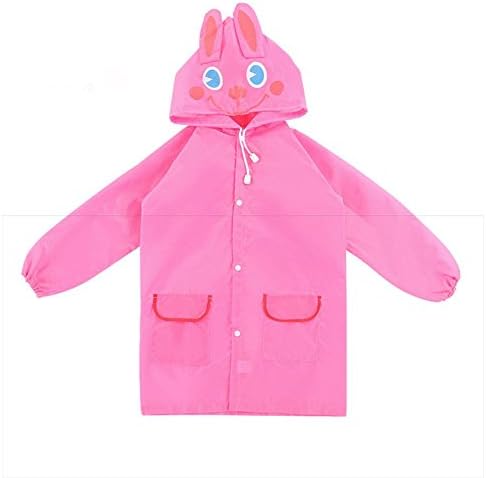 AxiEr Cute Waterproof Children's Raincoat and Hooded Rain Jacket Raincoat Poncho Rainwear for Age 3-9 with Extra Thick