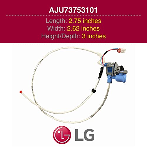LG AJU73753101 GENUINE OEM WATER INLET VALVE ASSEMBLY FOR LG REFRIGERATORS