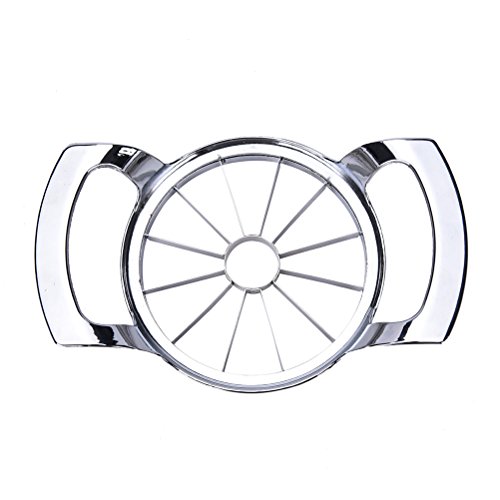 Supershopping Apple Slicer-Heavy Duty Commercial Apple Corer and Divider,Silver,Food Grade Stainless Steel