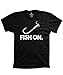 Fish on shirt funny fishing and hunting shirts, Large