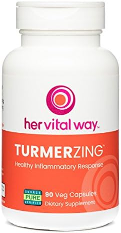 TurmerZing C-14 Tested Turmeric and Ginger for Healthy Inflammatory Response, 95% Curcumins 5% Gingerols
