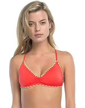 Women's Night Dreamer Cross Back Halter Swim Top