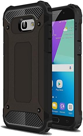 Mibim Samsung Galaxy A5 2017 Case Shock Absorption Hybrid Dual Layer PC &amp; TPU Protective Cover Case for Samsung Galaxy A5 2017 (Black)