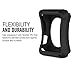 MoKo Case for Apple Watch, [2-pack] Rugged Flexible Stylized Soft TPU Round-the-Clock Protective Cover for Apple Watch 42mm Version (2015) - Black & White (Not Fit Apple Watch 38mm Version 2015)