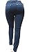 1826 DARK BLUE denim jeans HIGH WAIST WOMENS PLUS SIZE pants SKINNY LEG PL-880