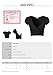 Awesome21 Solid V-Neck Crossover Shirred Wrap Front Cap Sleeves Crop Top Black Size S