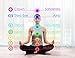 Hamoery Men Women 8mm Lava Rock 7 Chakra Beads Chakra Bracelet Braided Rope Natural Stone Yoga Bracelet Bangle