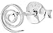 Forbidden Body Jewelry Cartilage Earring Stud: Sterling Silver Tiny Celtic Spiral Cartilage Earring (Sold Individually)