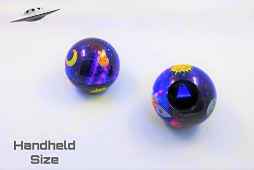 Unique Retro Space Themed Emoji Magic Ball | Mini-Size | Only One in the Market | Mystic Fortune Teller | Question 8 Ball Game that Answers Questions &amp; Gives Advice | Gift Ideas | Toys for all Ages